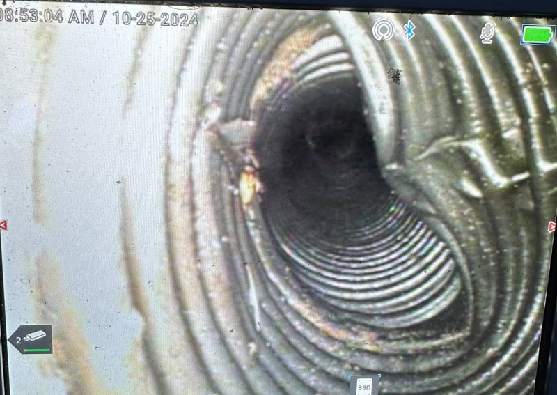 diagnostic video pipe inspection