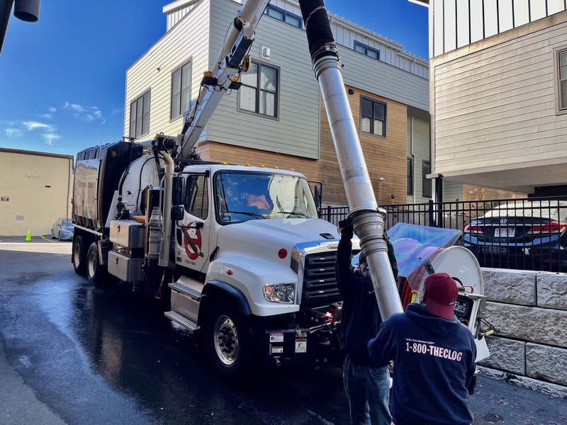 ClogBusters' large vacuum truck