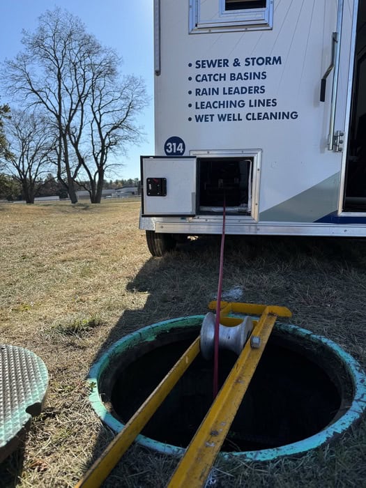 high-tech video inspection system equipment neatly arranged on-site